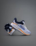 کتونی هوکا رانینگ طوسی نارنجی - 301174