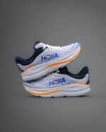 کتونی هوکا رانینگ طوسی نارنجی - 301174 - Image 2