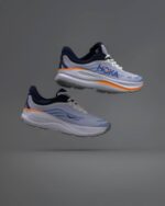 کتونی هوکا رانینگ طوسی نارنجی - 301174 - Image 5