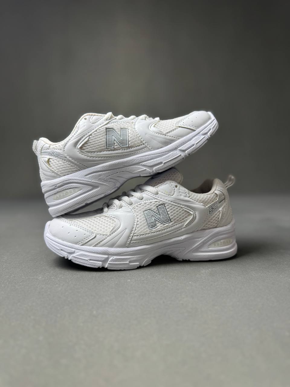 IMG_5447 کتونی نیوبالانس تمام سفید داخلی - 301202 - Image 1