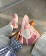 کتونی نایک جردن وان صورتی🌸🎀 - 301287 - Image 4