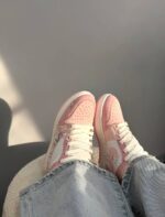 کتونی نایک جردن ترویس نورسفیس صورتی ساقدار - 301149 - تصویر 4